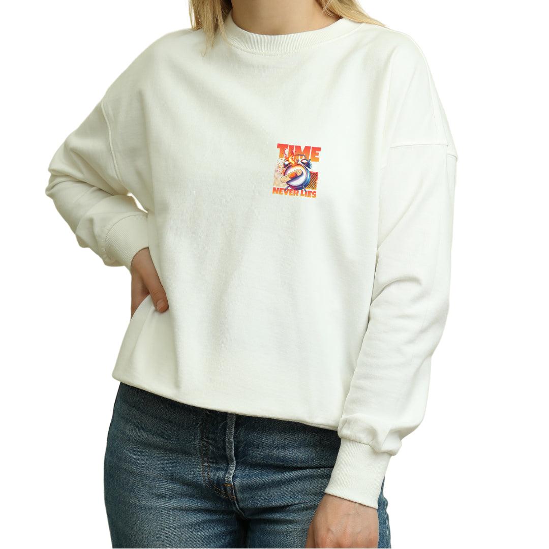 Time never lies Women's Sweatshirt