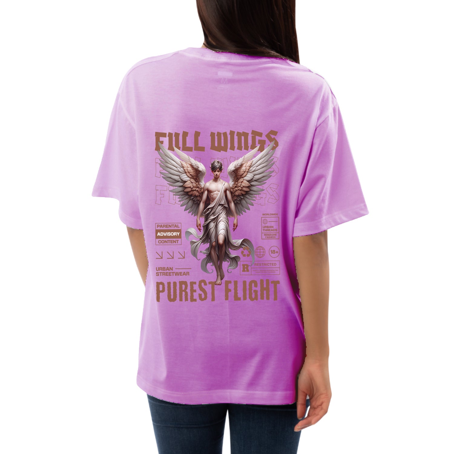 Full wings Women's Oversized T-shirt