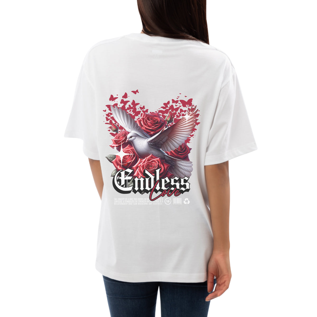 Endless love Women's Oversized T-shirt