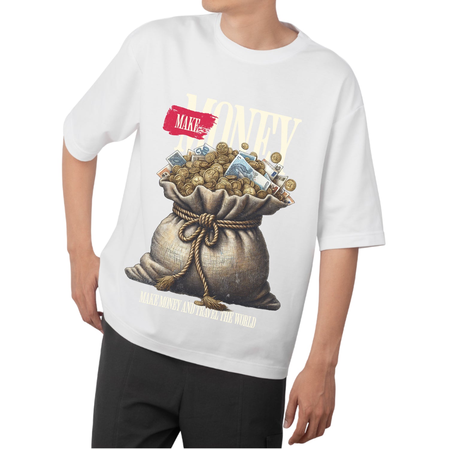 Make money Oversized T-shirt