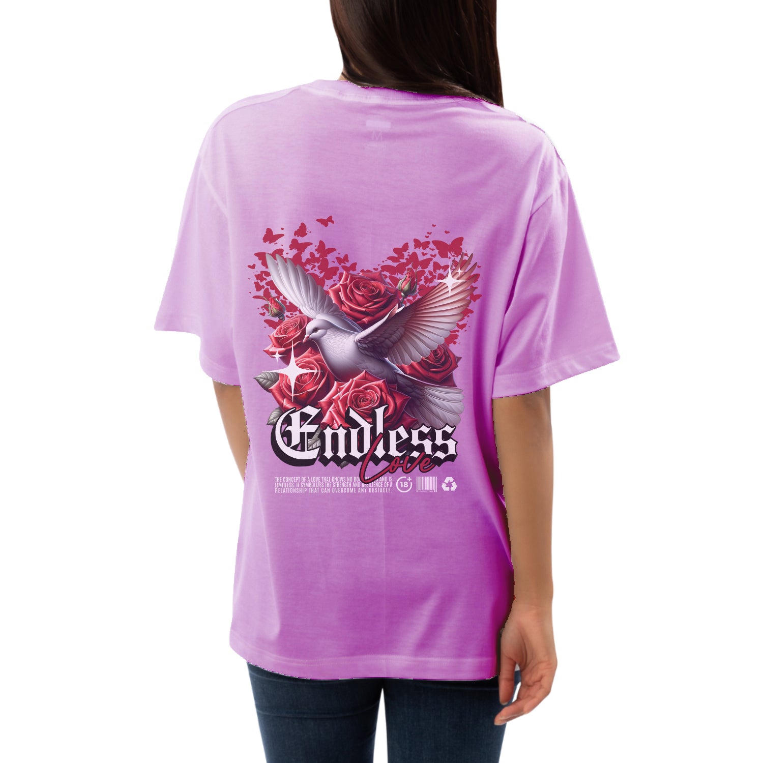 Endless love Women's Oversized T-shirt