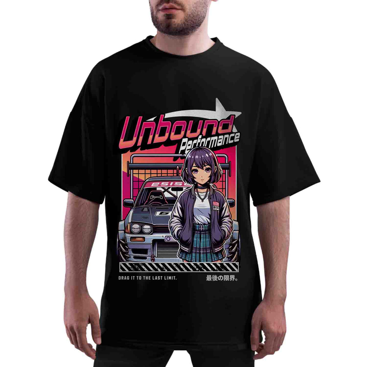 Unbound performance Oversized T-shirt