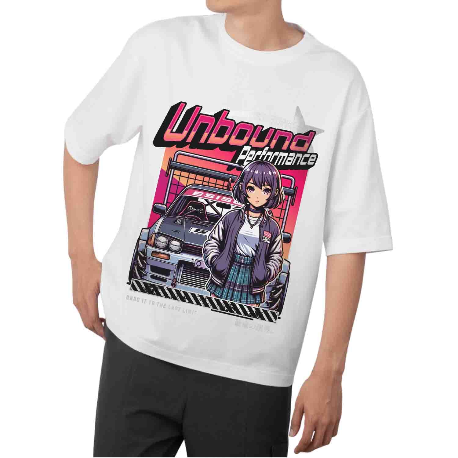 Unbound performance Oversized T-shirt