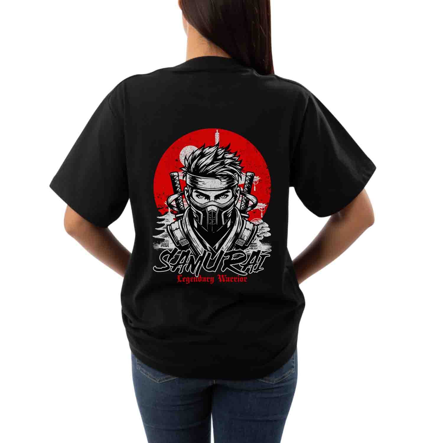 Samurai legendry warrior Women's Oversized T-shirt