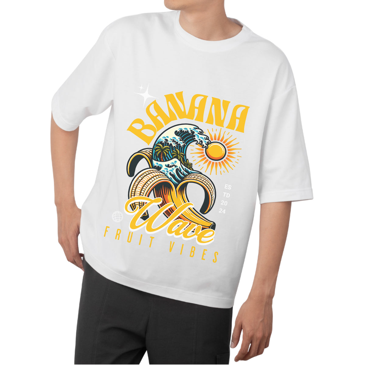 Banana wave Oversized T-shirt