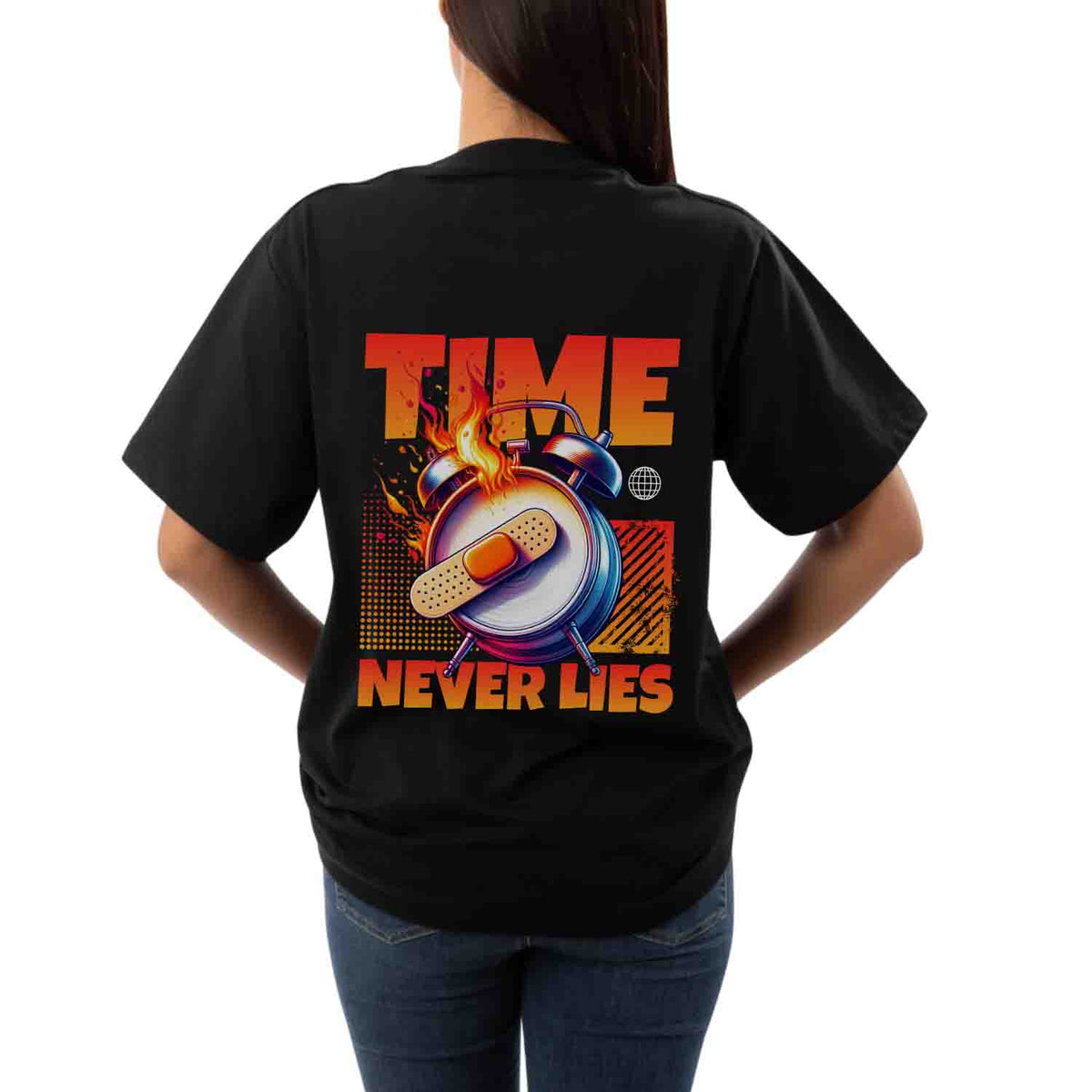 Time never lies Women's Oversized T-shirt