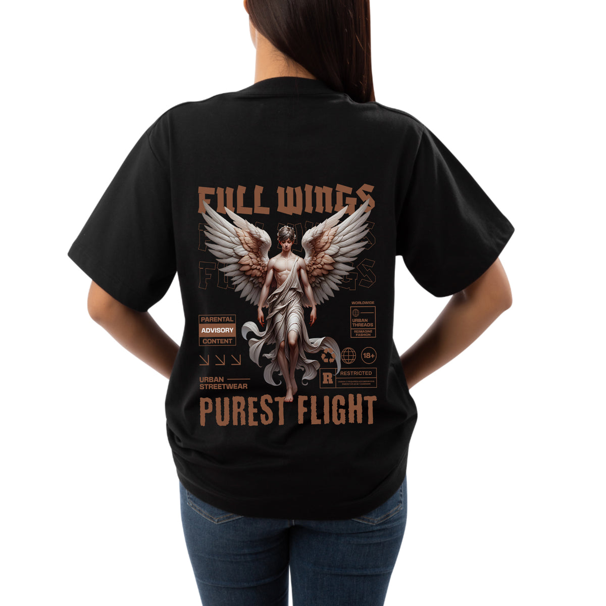 Full wings Women's Oversized T-shirt