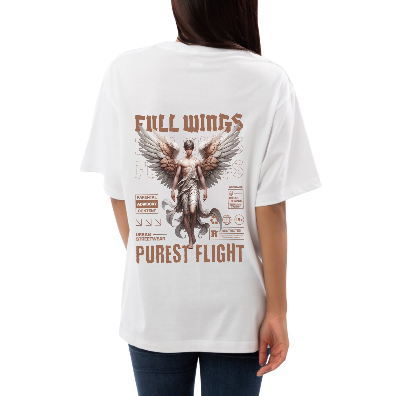 Full wings Women's Oversized T-shirt