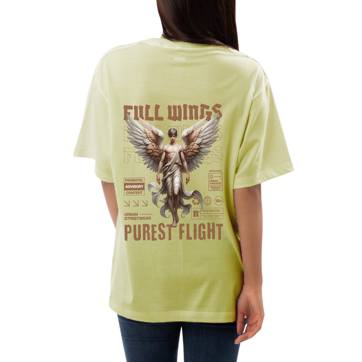 Full wings Women's Oversized T-shirt