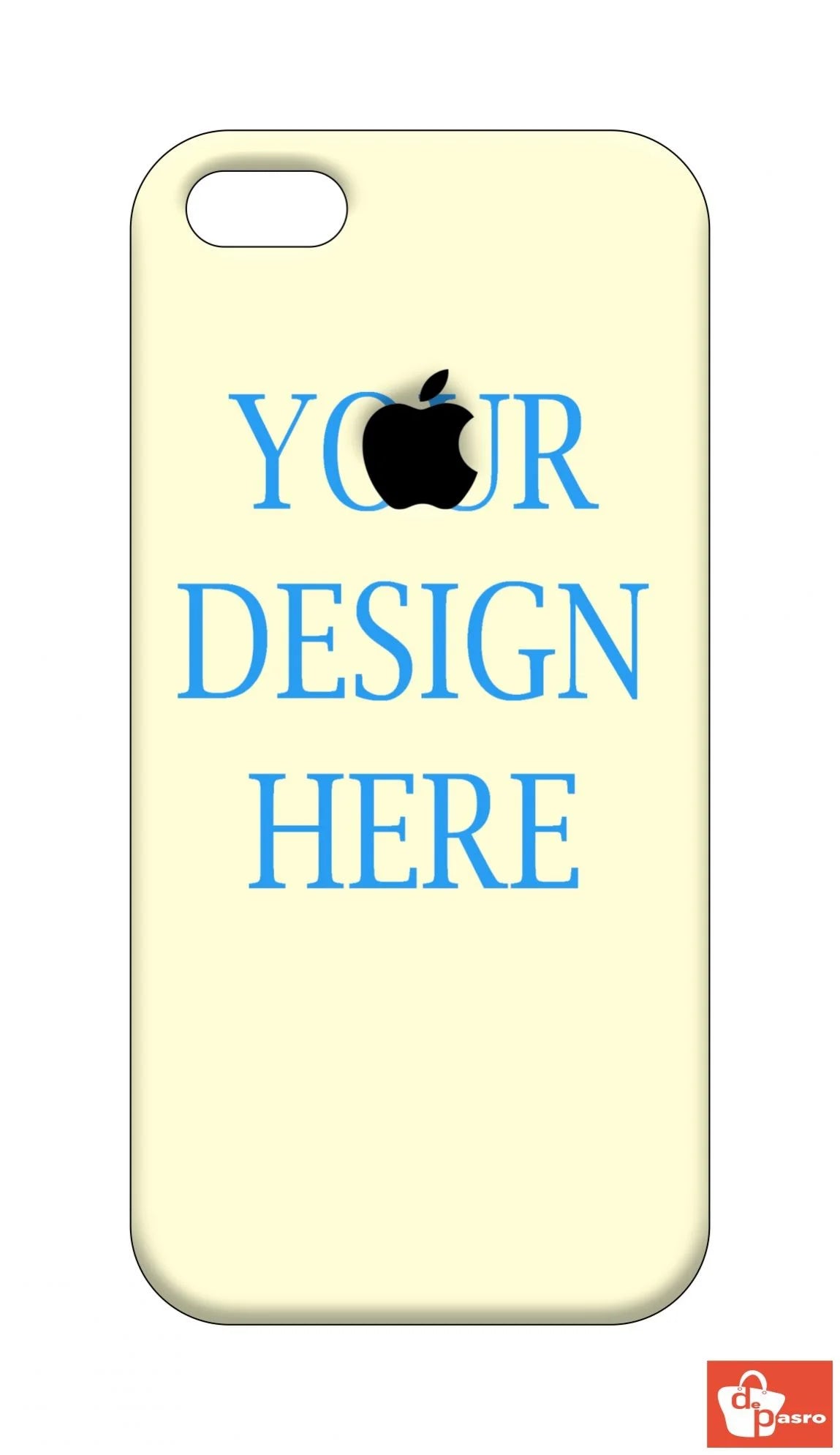 APPLE 6S WITH LOGO CUT-3D Customized Mobile Back Cover - depasro