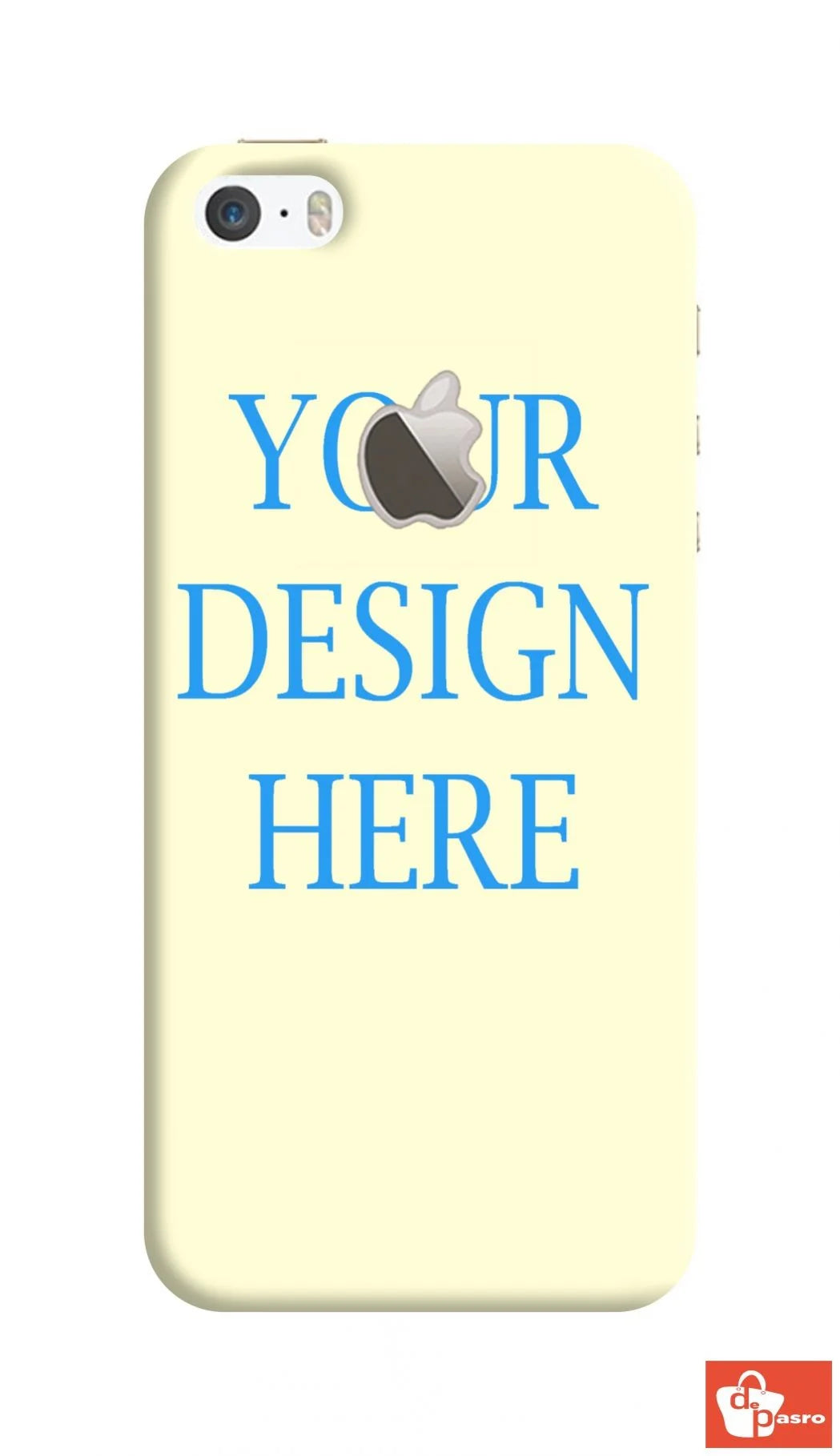 APPLE SE LOGO CUT-3D Customized Mobile Back Cover - depasro