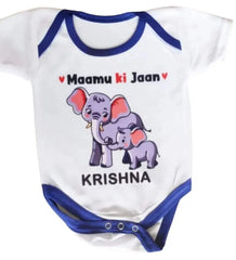 Customized Baby Rompers ( Blue Strip ) - depasro