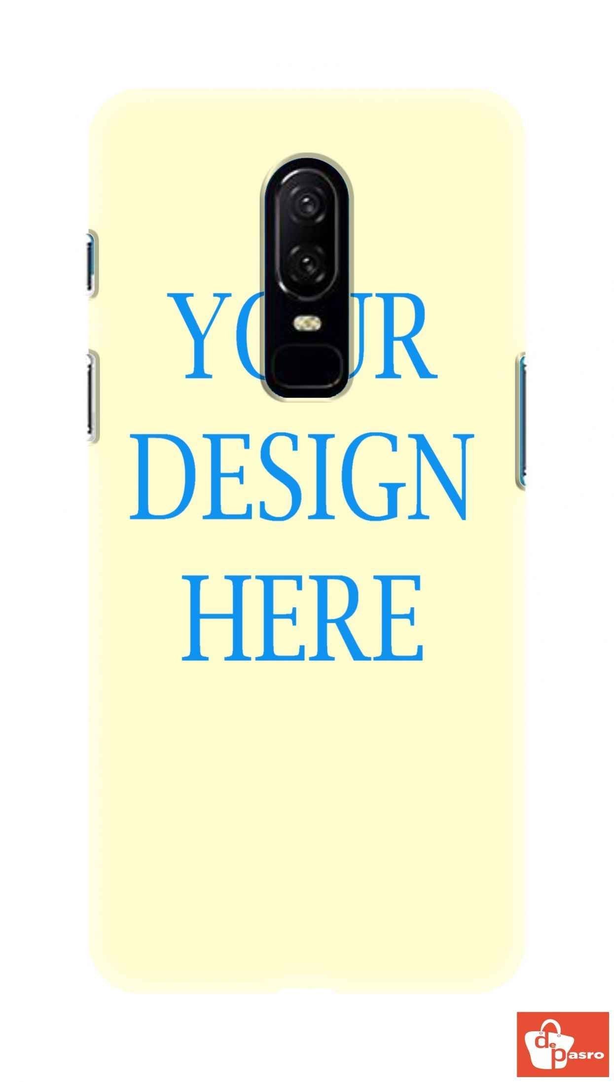 ONE PLUS 1+6-3D Customized Mobile Back Cover - depasro