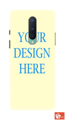 ONE PLUS 1+8T -3D Customized Mobile Back Cover - depasro