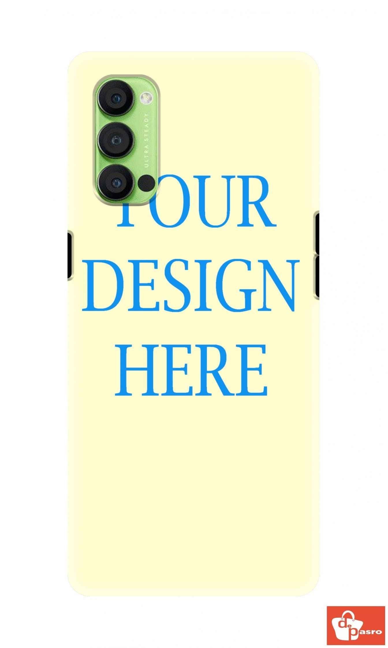 OPPO RENO 4-3D Customized Mobile Back Cover - depasro