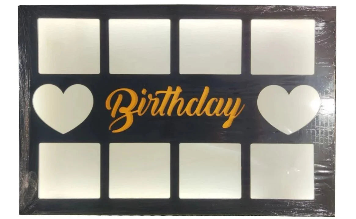 Sublimation LED Frame Birthday ( Size 12 x 18 inch ) - depasro