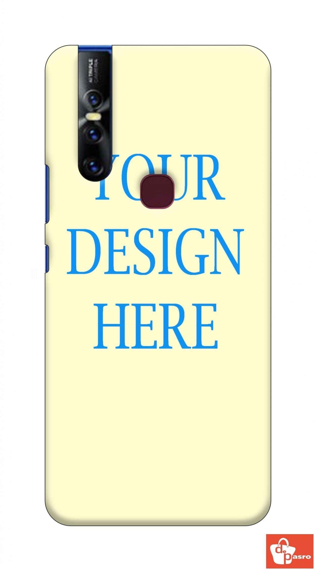 VIVO V15-3D Customized Mobile Back Cover - depasro