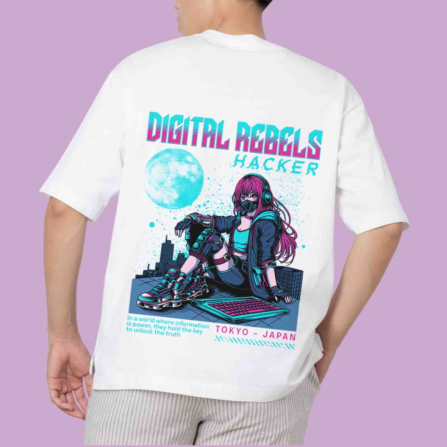 Digital rebels Oversized T-shirt