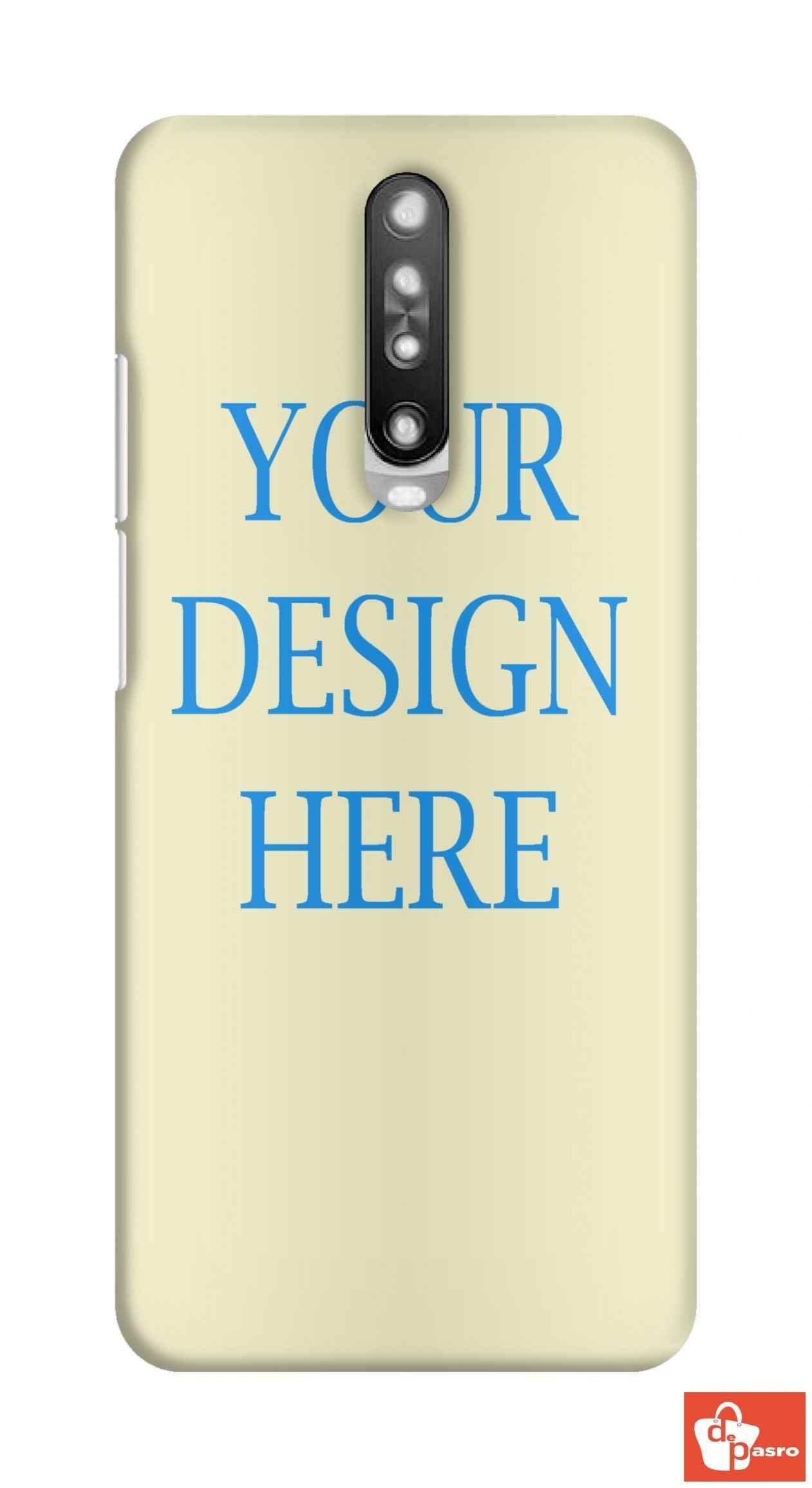 XIAOMI POCO X2-3D Customized Mobile Back Cover - depasro