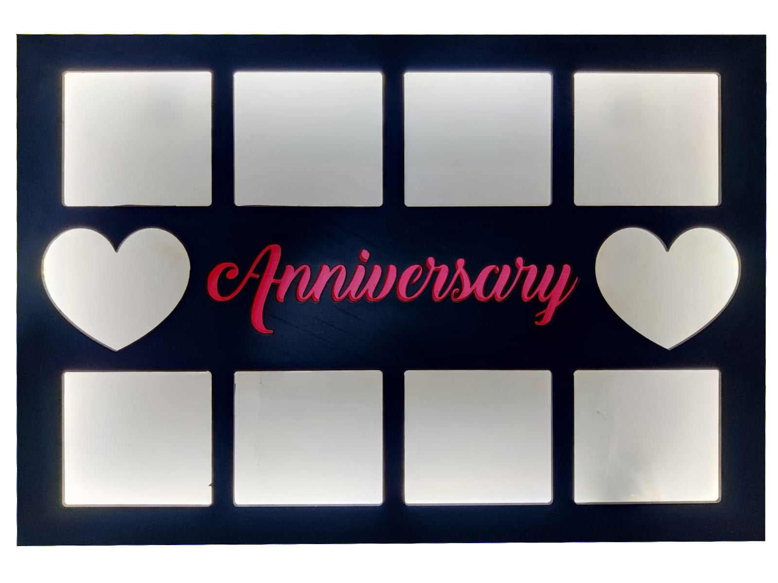 Sublimation LED Frame Anniversary ( Size 12 x 18 inch ) - depasro