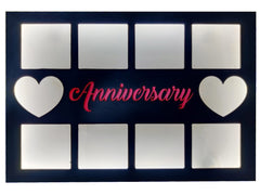 Sublimation LED Frame Anniversary ( Size 12 x 18 inch ) - depasro