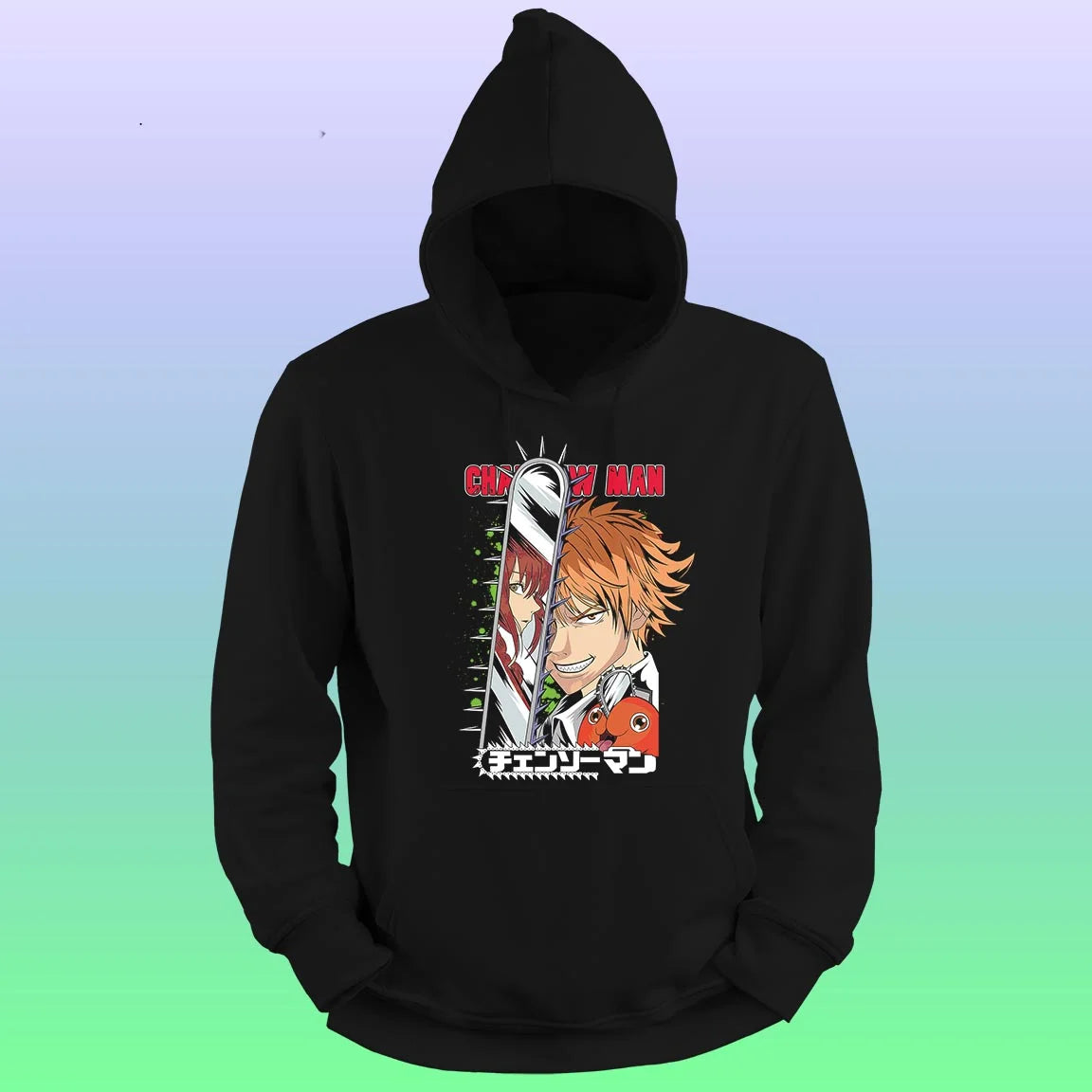 Anime Printed Hoodie – Denji x makima - depasro