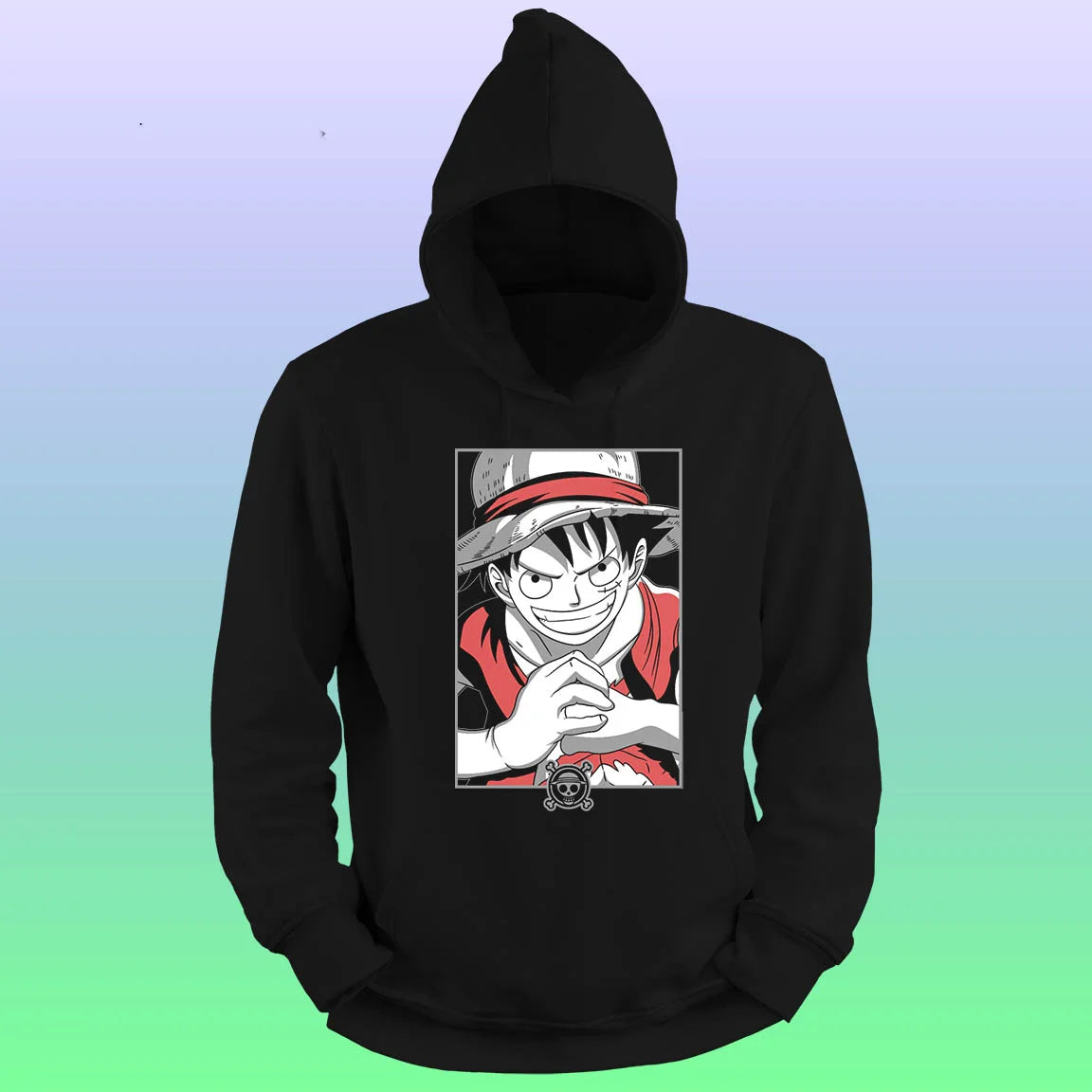 Anime Printed Hoodie – Luffy - depasro