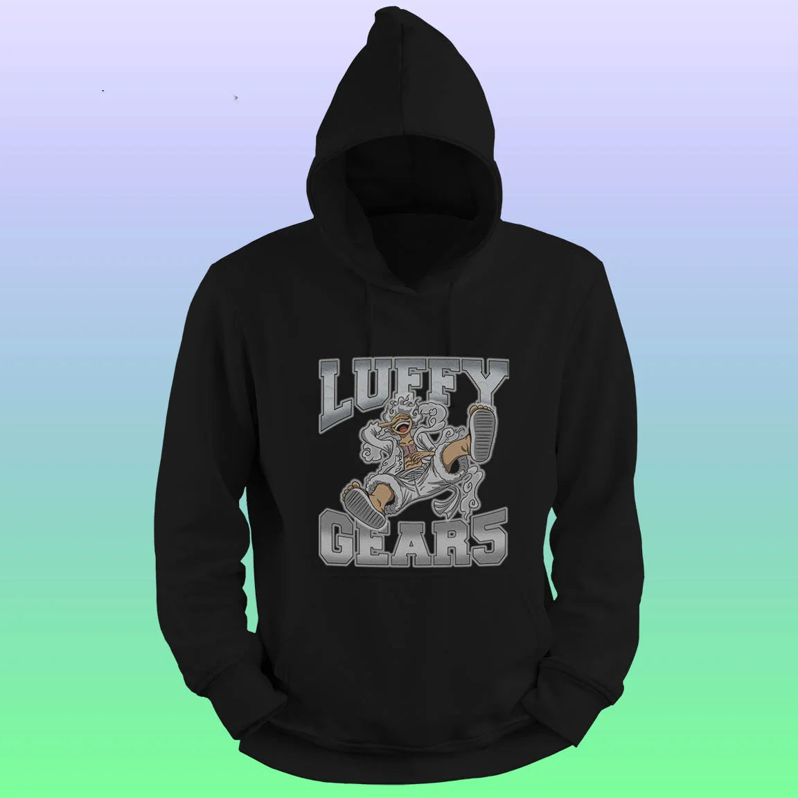 Anime Printed Hoodie – Luffy gear 5 - depasro