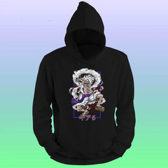 Anime Printed Hoodie – Luffy gear five - depasro