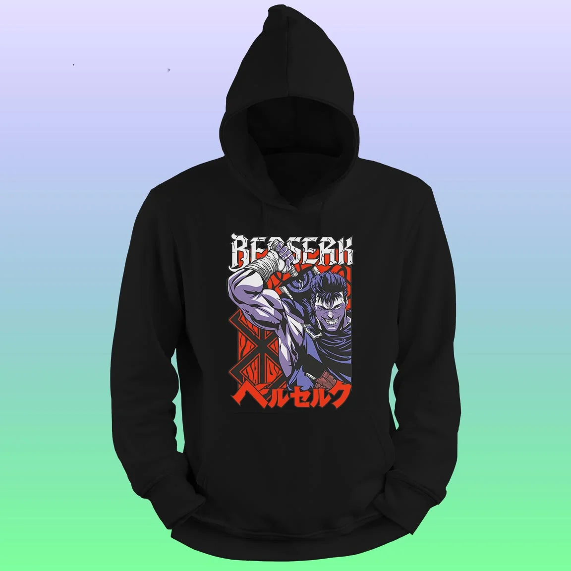 Anime Printed Hoodie – Berserk - depasro