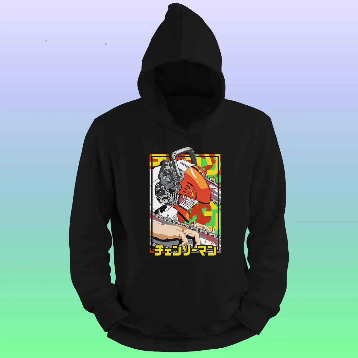 Anime Printed Hoodie – Chainsaw man denji - depasro