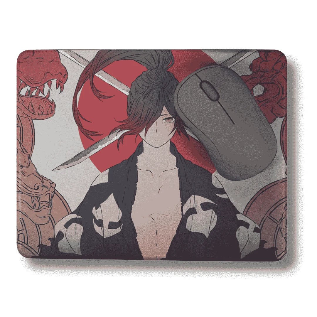 Dororo 03 mouse pad with rubber grip - depasro