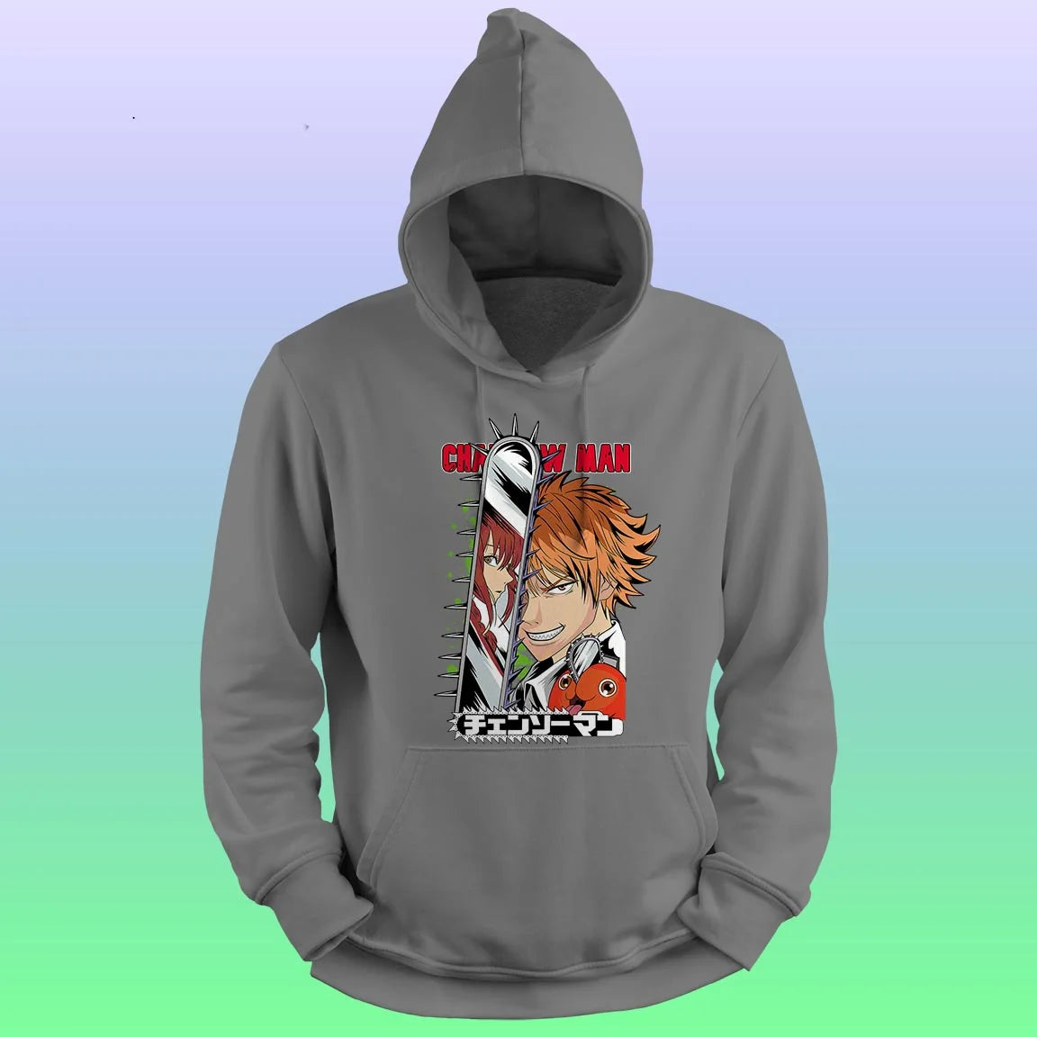 Anime Printed Hoodie – Denji x makima - depasro