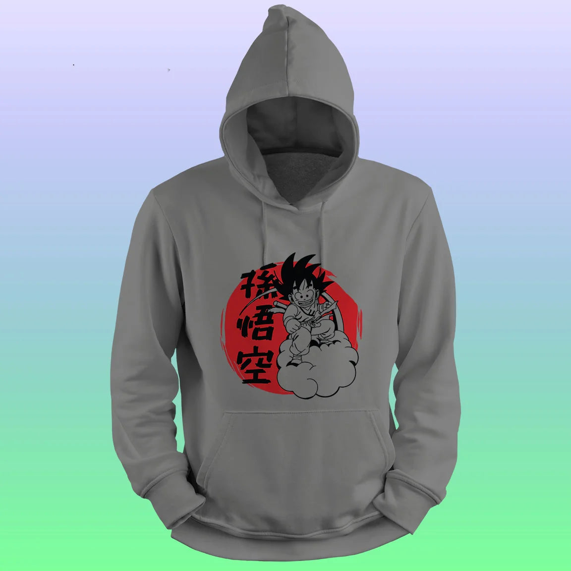 Anime Printed Hoodie – Goku - depasro