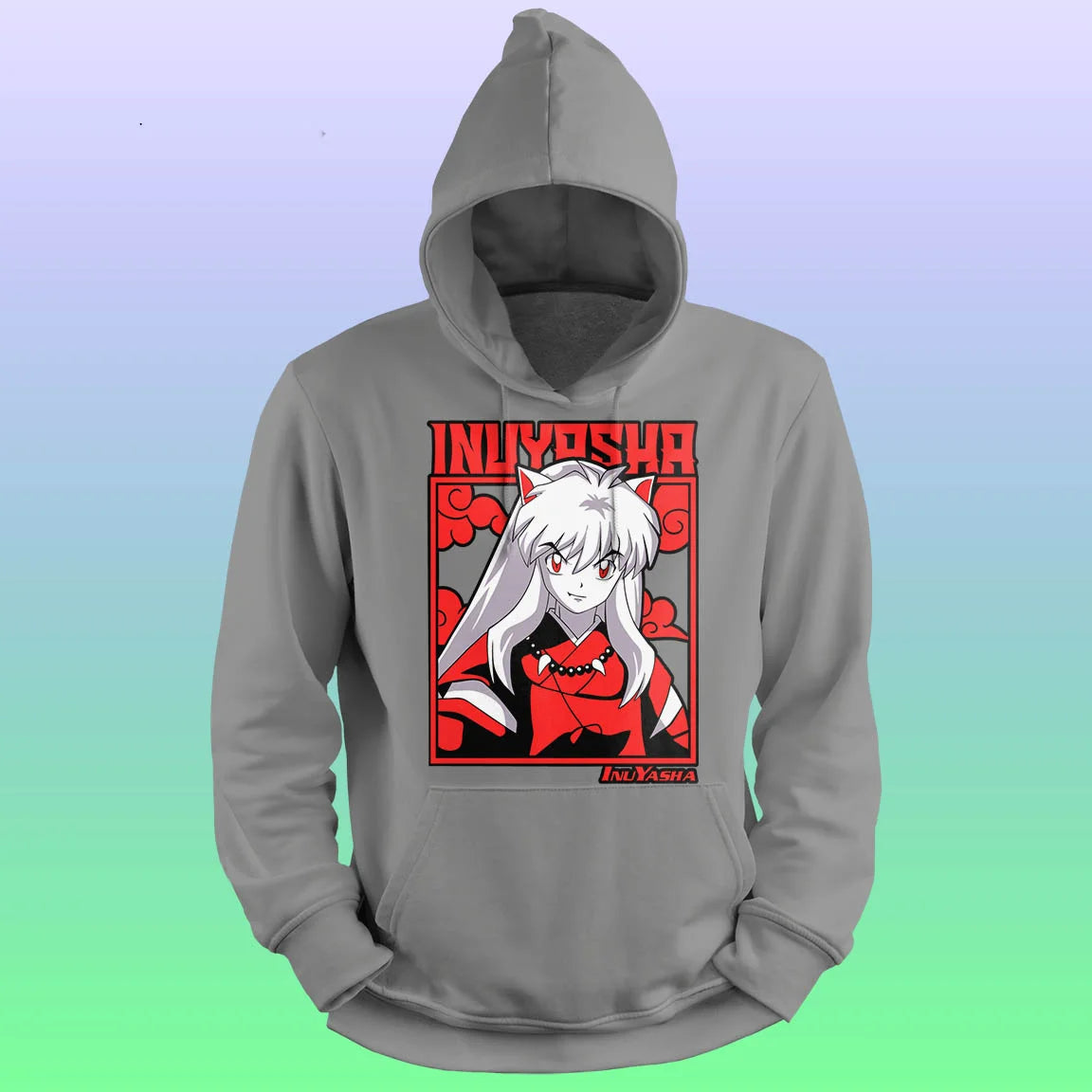 Anime Printed Hoodie – Inuyasha - depasro