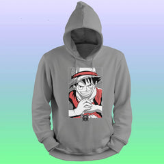 Anime Printed Hoodie – Luffy - depasro