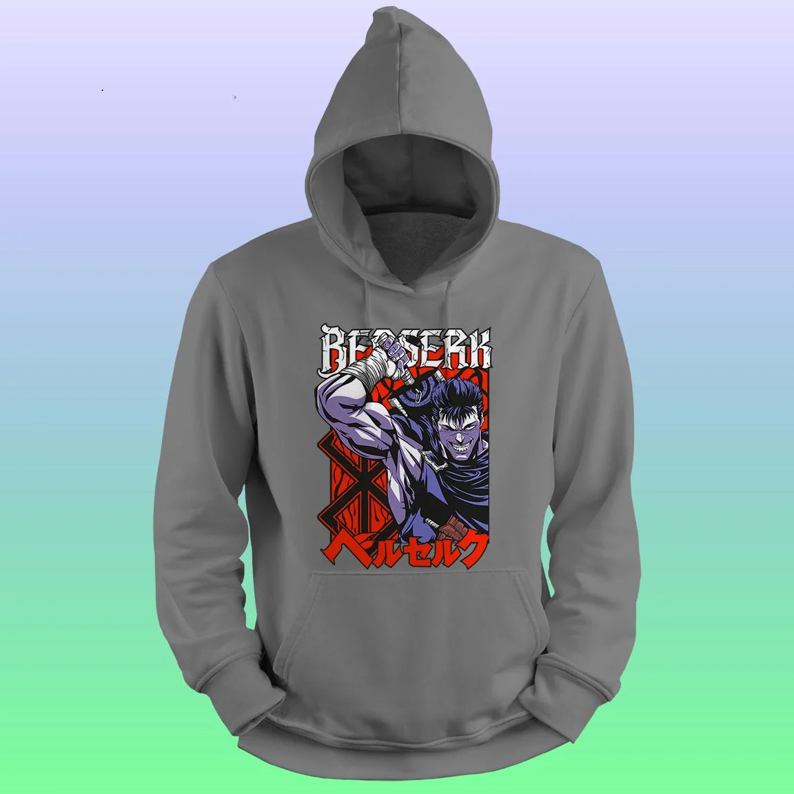 Anime Printed Hoodie – Berserk - depasro