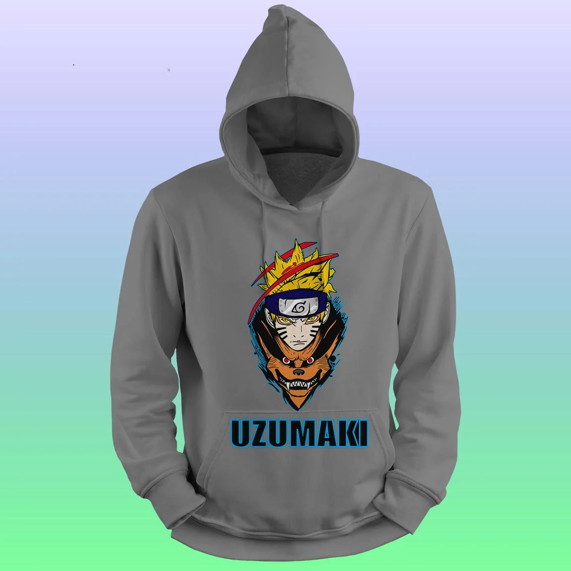 Anime Printed Hoodie – Uzumaki - depasro