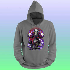 Anime Printed Hoodie- Blackclover devil union mode - depasro