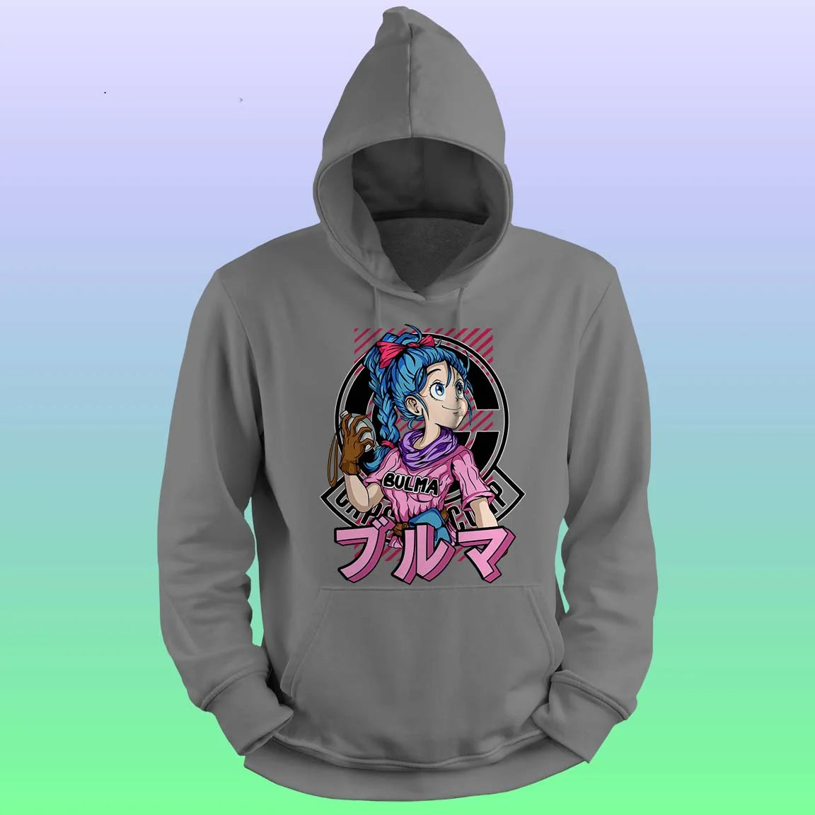 Anime Printed Hoodie- Bulma - depasro