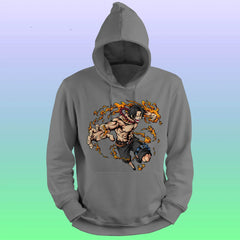 Anime Printed Hoodie – Ace - depasro