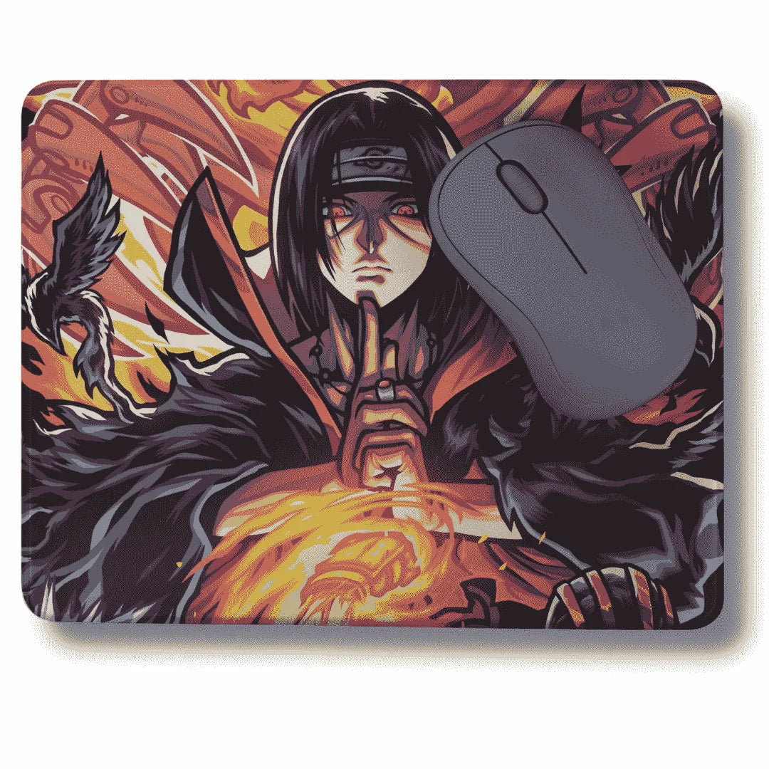 Itachi 01 mouse pad with rubber grip - depasro