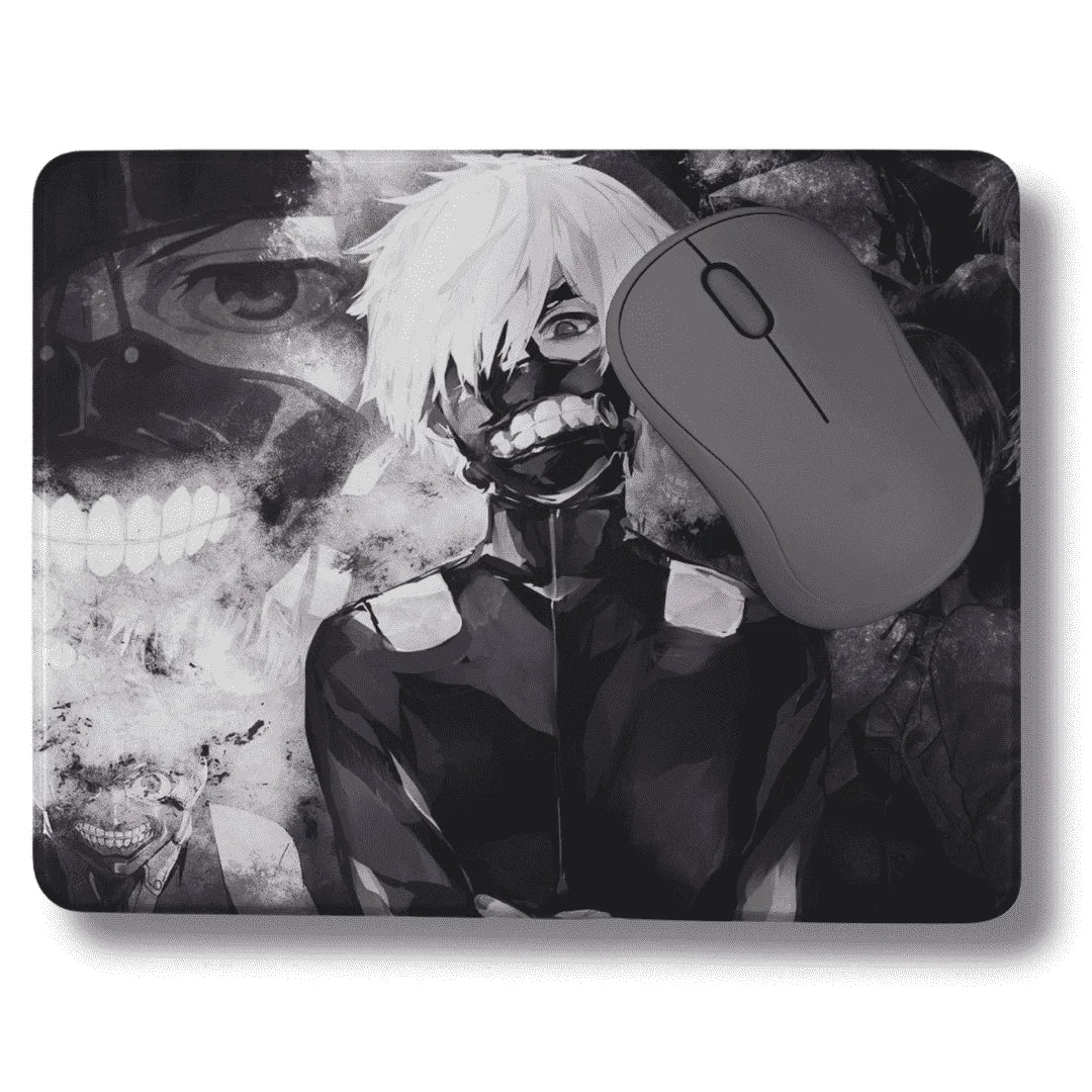 Kaneki 01 mouse pad with rubber grip - depasro