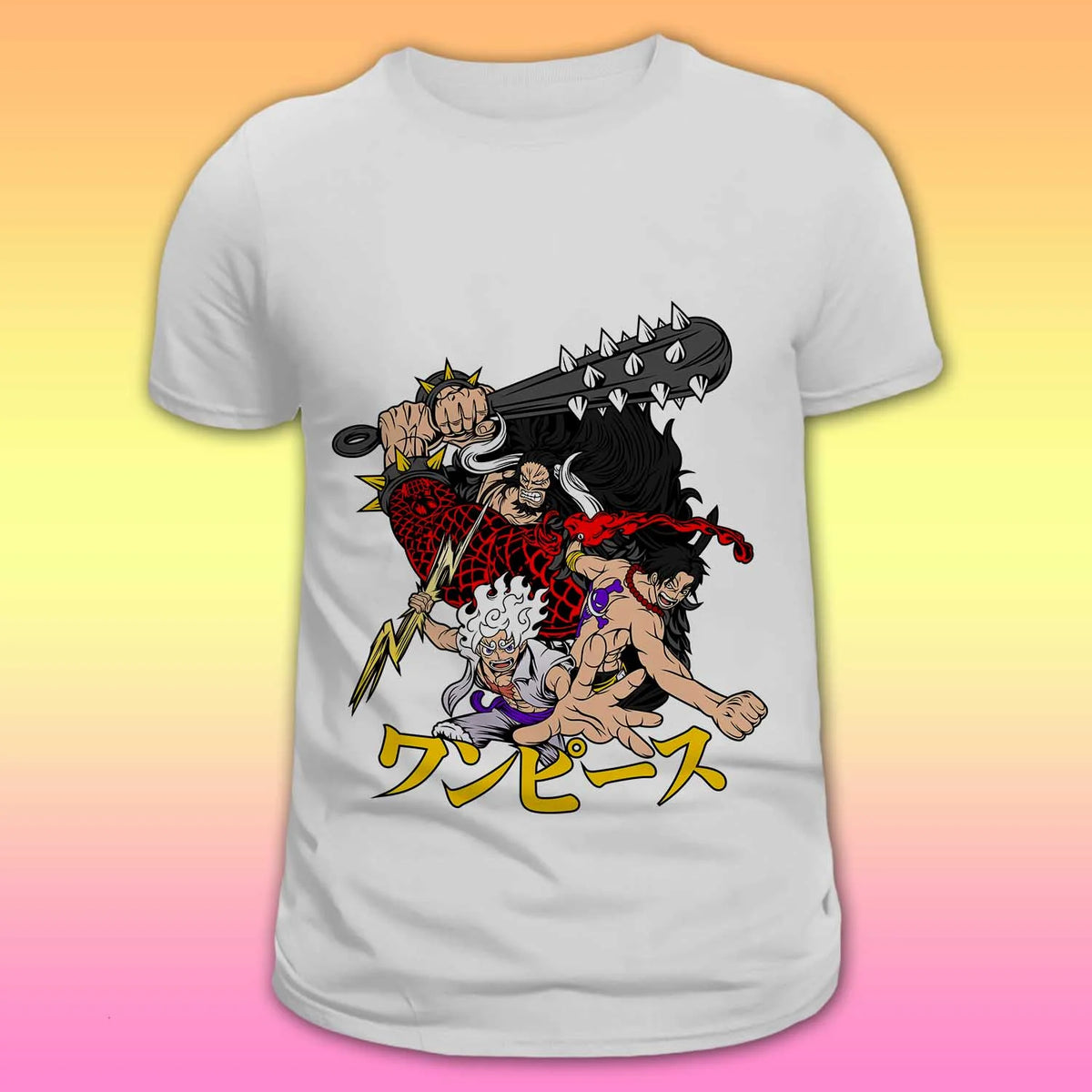 Unisex anime T-shirt – Luffy ace kaido - depasro