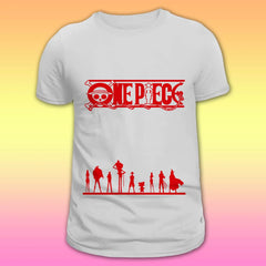 Unisex anime T-shirt – One piece red - depasro