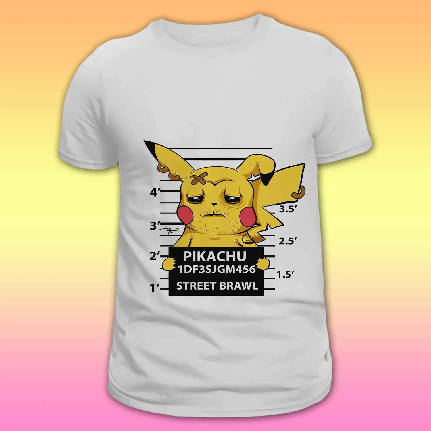 Unisex anime T-shirt –Pikachu - depasro