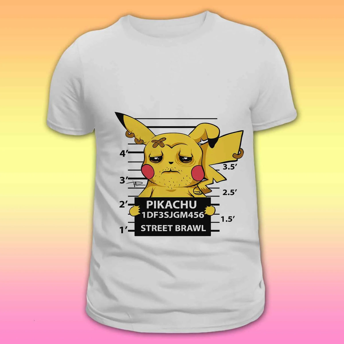 Unisex anime T-shirt –Pikachu - depasro