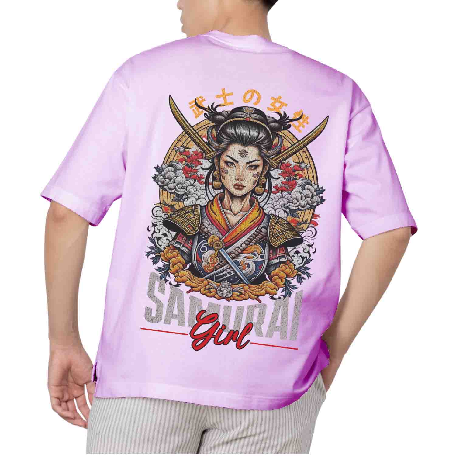 Samurai girl Oversized T-shirt