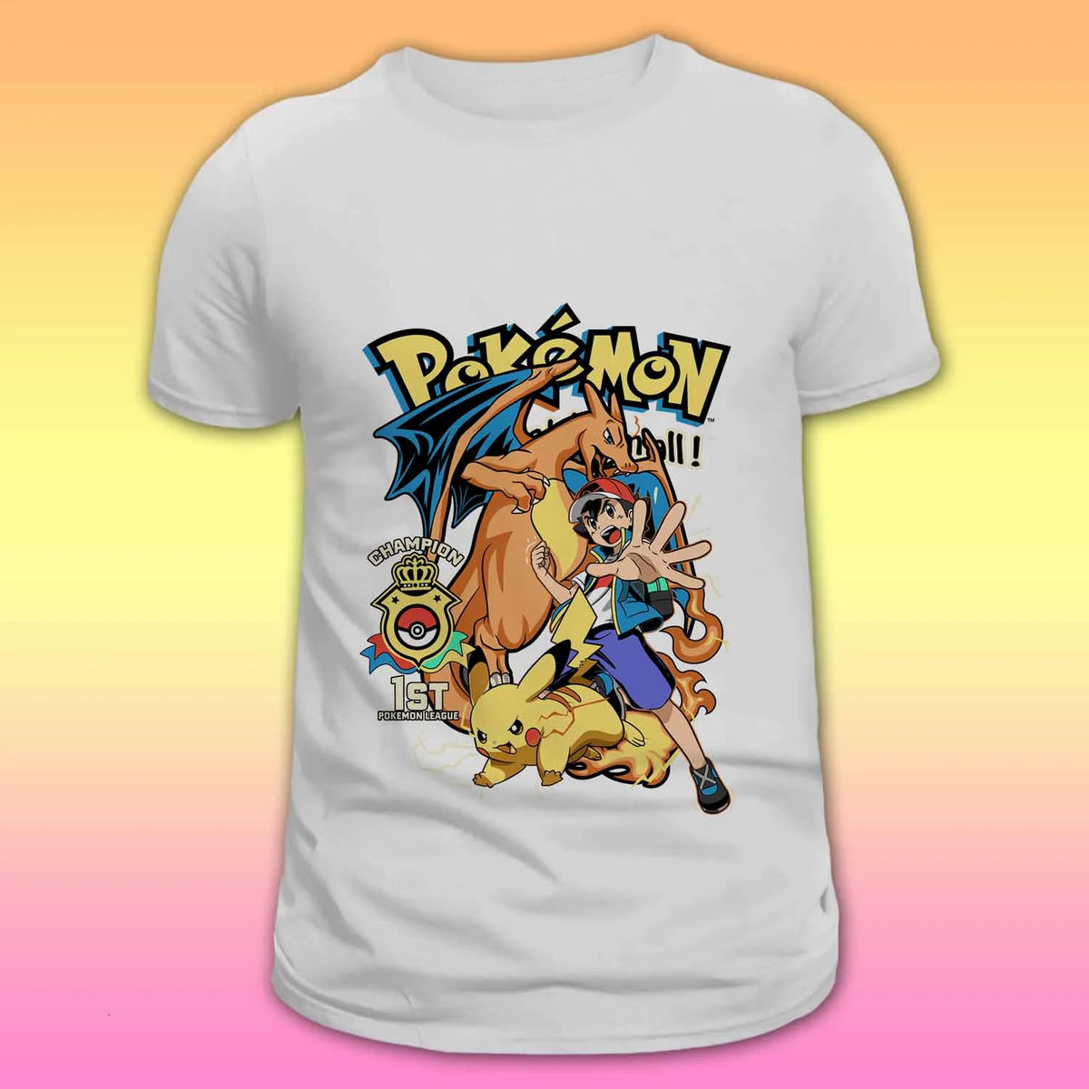 Unisex anime T-shirt – Pokemon - depasro