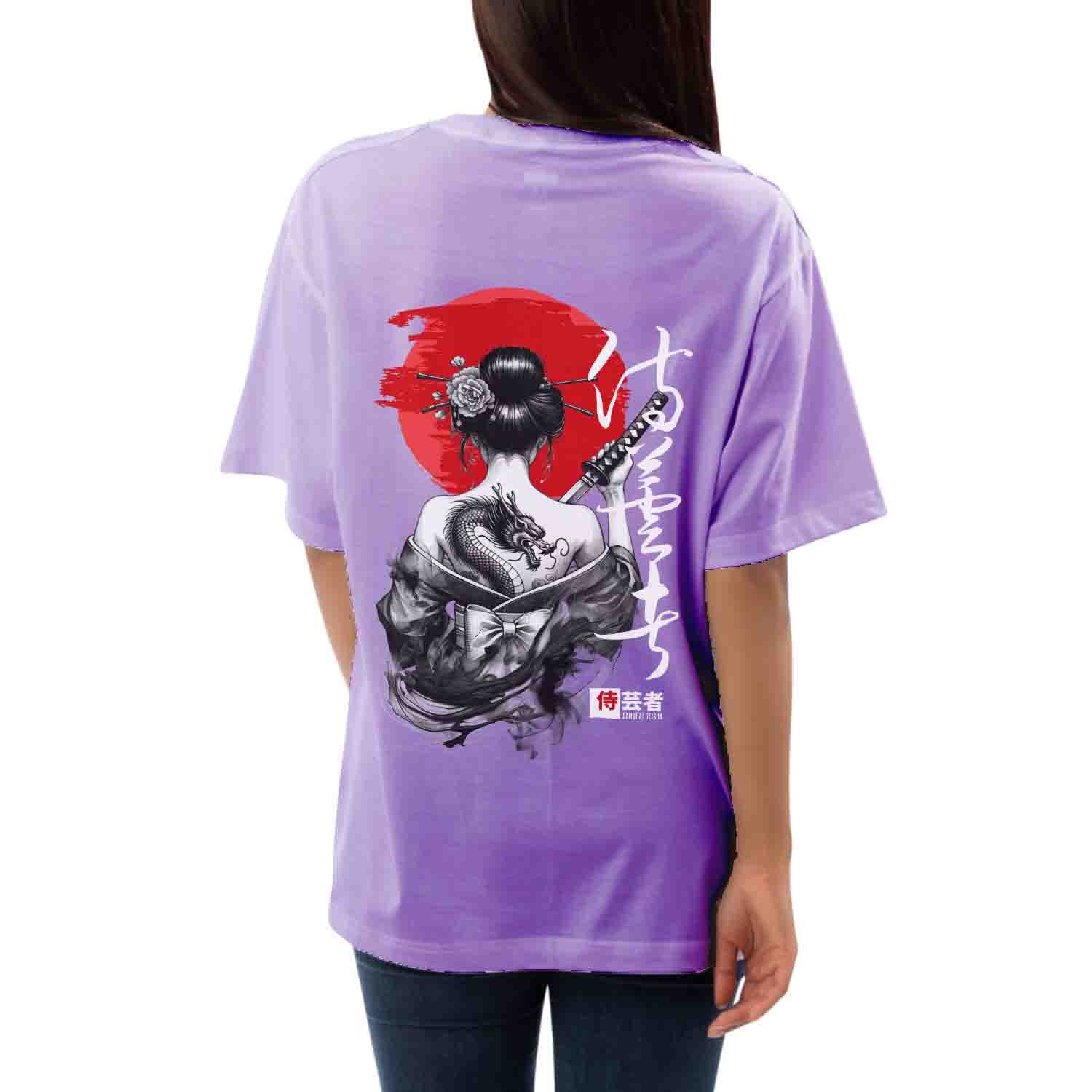 Samurai dragon Women's Oversized T-shirt